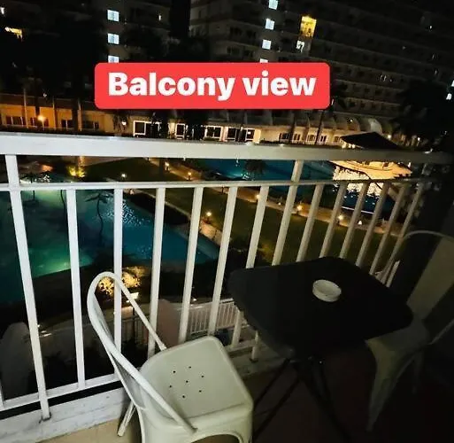 Shell C23 Shortwalk Moa Balcony Poolview Manila